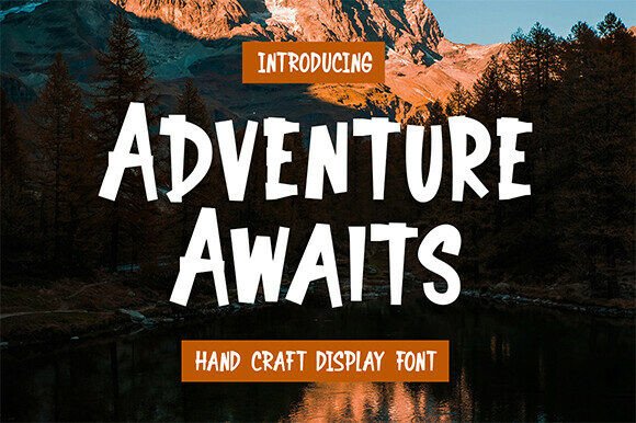 Adventure Awaits: A Bold Font for Creative Expression