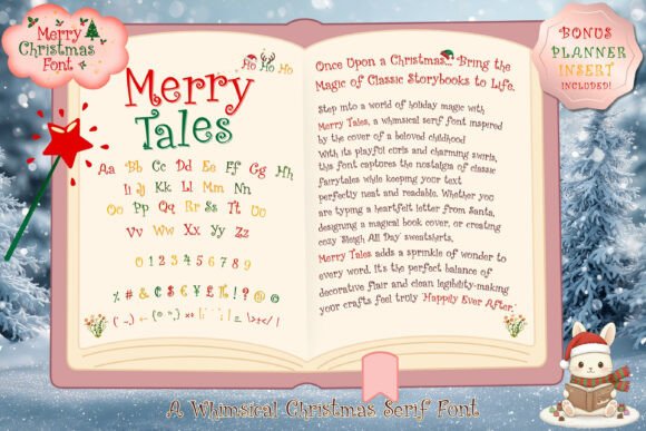 Bringing Holiday Magic to Typography: Exploring the Unique Appeal of the Merry Tales Font