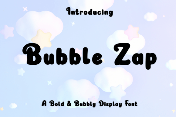 Bubble Zap: A Playful Font for Creative Design Projects