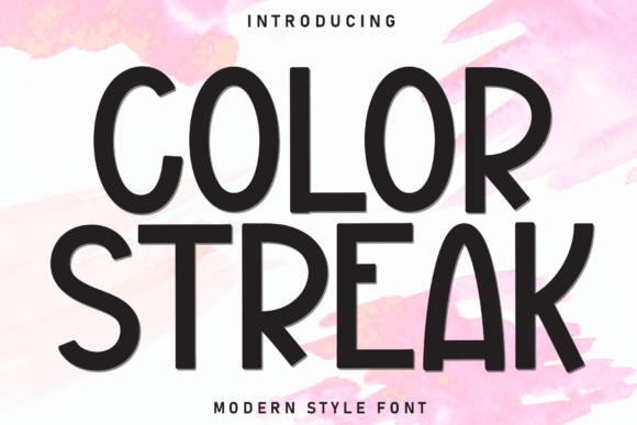 Color Streak: A Strategic Design Choice for Expressive Typography