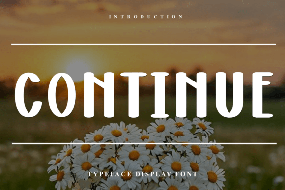 Continue: A Soft, Versatile Font for Creative Design