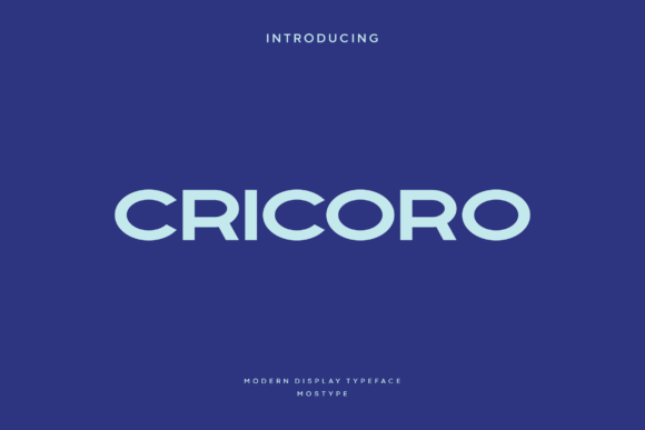 Cricoro: Elevating Modern Typography for Brand Impact
