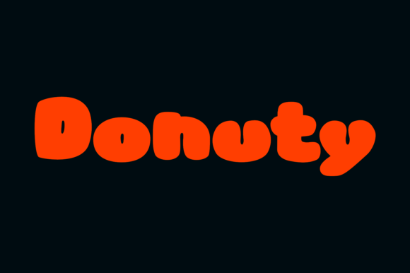 Donuty: The Playful Font That Adds Charm to Your Designs