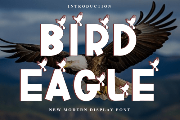 Embrace the Magic of the Holidays with the Bird Eagle Typeface