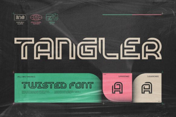 Exploring Tangler: The Unique Geometric Display Font That Bridges Vintage and Modern Design