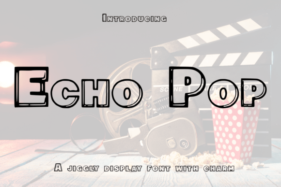 Exploring the Bold Aesthetic of Echo Pop: A Retro-Inspired Display Font for Modern Design
