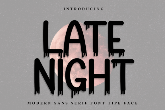 Exploring the Charm of Late Night: A Playful Font for Creative Design