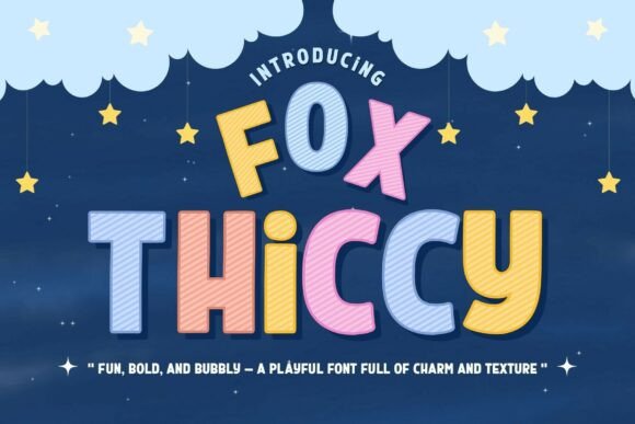 Fox Thiccy: A Playful Font That Adds Personality to Your Designs