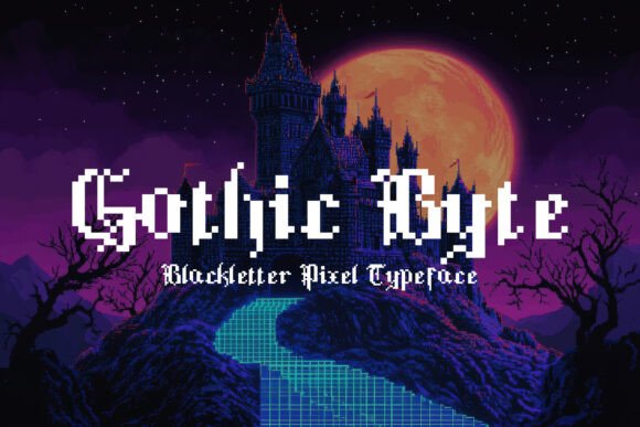 Gothic Byte: Medieval Meets Pixel in Modern Design