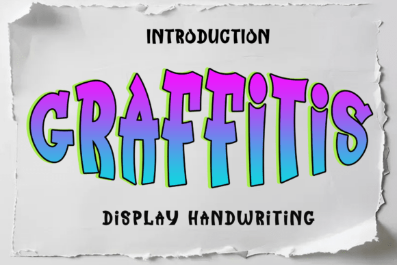 Graffitis: A Cheerful Display Font for Bold Creative Projects