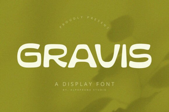 Gravis Font: A Modern Display Typeface for Creative Design Projects