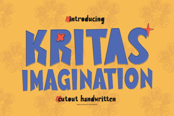 Kritas Imagination: A Playful Display Font for Creative Projects
