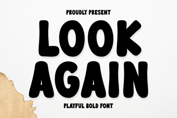 Look Again: A Bold, Playful Font That Grabs Attention