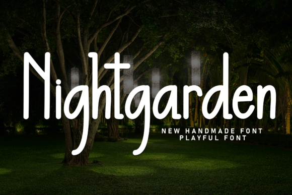 Nightgarden: A Warm and Readable Display Font for Everyday Design