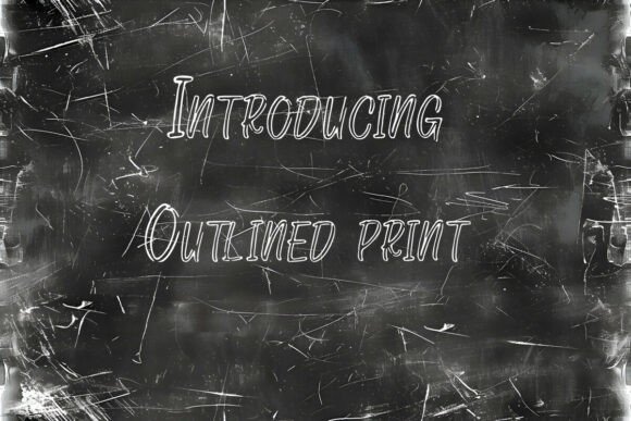 Outlined Print: The Secret Weapon for Creative Expression