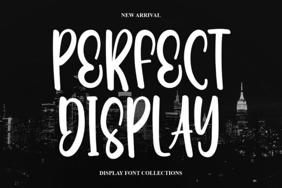 Perfect Display: A Bold Font for Striking Visual Communication