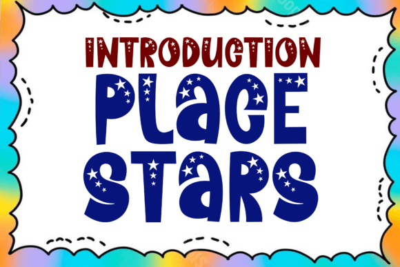 Place Stars: A Playful Font That Adds Sparkle to Your Designs