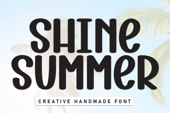 Shine Summer: A Fresh and Inviting Font for Modern Design Projects