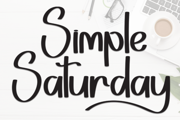 Simple Saturday: A Warm and Readable Font for Everyday Design