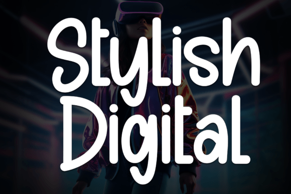 Stylish Digital: A Fresh, Readable Font for Modern Design