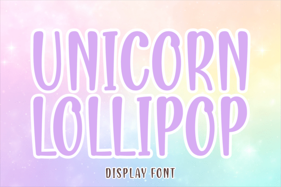 Unicorn Lollipop: The Playful Typeface That Sparks Joy in Design