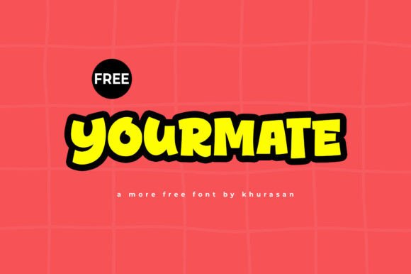 Yourmate: A Modern Display Font for Contemporary Design Needs